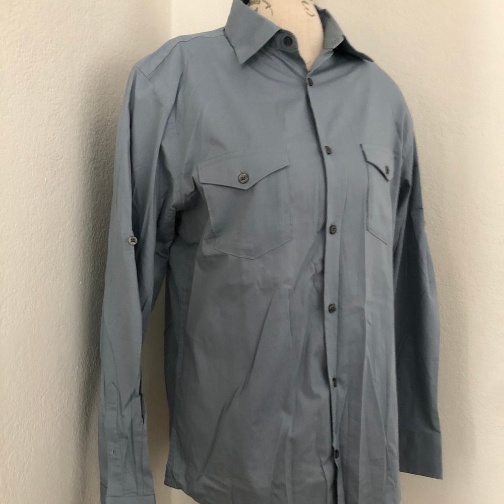 Banana Republic 2-Pocket Casual Shirt (Stretch)